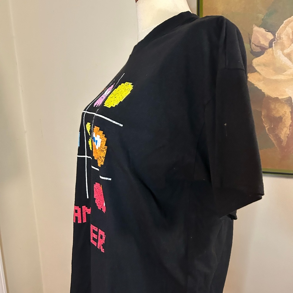 Black Graphic T-Shirt, Pac-Man - Picture 2 of 5